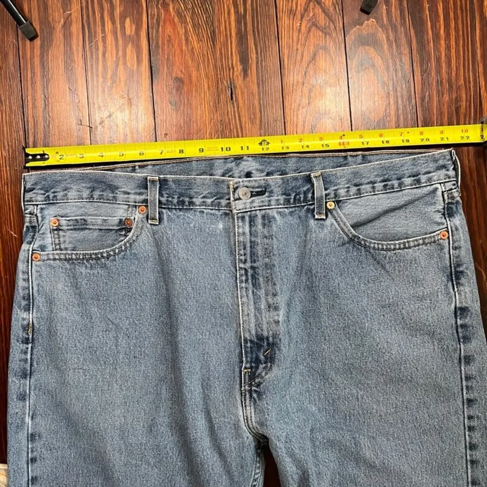 Levi's 505 42x30 Y2K Jeans Light Wash Relaxed